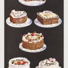 12011.Decoration Poster.Home interior design.Room wall art decor.Cakes.Bakery