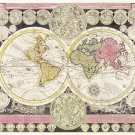 11970.Decoration Poster.Home interior design.Room wall decor.Vintage World map