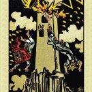 Decoration Poster from Vintage Tarot Card.The Tower.Home room wall Decor.11384 Decoration Poster from Vintage Tarot Card.The Tower.Home room wall Decor.11384