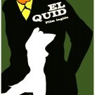 8499.El quid.english film.man in black suit.POSTER.movie decor Cuban art