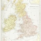 11962.Decoration Poster.Home interior design.Room wall decor.British isle map.UK