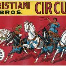 Wall Decoration Poster.Room art design.Circus Cristiani.Roman horse parade.11704