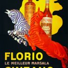 2775.Florio Liquor Wine POSTER.French Red Cebra.Home Bar Wall art Decoration