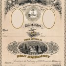 Wall Decor Poster.Wedding planner designs.Victorian married certificate.11615