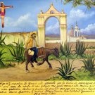 10703.Decorative Poster.Interior design.Home wall decor.Mexican ex-voto retablo