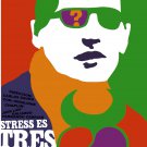 Spanish movie Poster.Wall art decor.STRESS TRES.Carlos Saura.Room interior