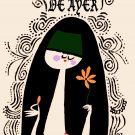 Cuban decor Wall Design movie Poster""COMEDY from the past""Lovely girl.Art