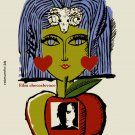Movie Poster decor for Czech film""La REINETA Dorada""Golden Queen.Aries.Red Apple Movie Poster decor for Czech film""La REINETA Dorada""Golden Queen.Aries.Red Apple
