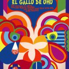 Movie Poster 4 Mexico film GALLO DE ORO.Cockfight.Home room interior art design.