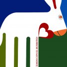 Movie Poster 4 German film-What to do with DONKEY.Love.Children room design art