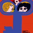 Movie Poster 4 film""One woman in Each ROOM""Comedy.Room home interior Decor art Movie Poster 4 film""One woman in Each ROOM""Comedy.Room home interior Decor art