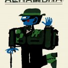 Movie Poster for film""ALHAMBRA Stories""Spain art.Decorative design.Spanish.