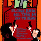 Spanish movie film Poster""Great Saint TRINIAN Train Robbery""Kids Robbers & Guns