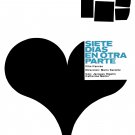Movie Poster for french film SIETE DIAS en otra parte.Home Room art decoration. Movie Poster for french film SIETE DIAS en otra parte.Home Room art decoration.