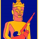 Political OSPAAAL POSTER.LAO.Laos war.ASIA.Asian God as29.Revolution Art Design Political OSPAAAL POSTER.LAO.Laos war.ASIA.Asian God as29.Revolution Art Design