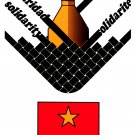 Political OSPAAAL Graphic Communist Cold War poster.Don't nuke Viet Nam.Asia 19