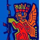 Political OSPAAAL POSTER.GUATEMALA Maya Inca Aztec.Cold war Revolution Art.am70