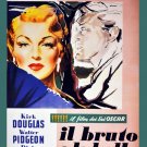 Decorative movie Poster.Il bruto e la bella.Lana Turner.Kirk Douglas.Italian.9470
