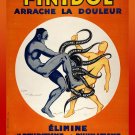 Decoration Poster.French Finidol.Arthritis pain relieve.Doctor office.9627 Decoration Poster.French Finidol.Arthritis pain relieve.Doctor office.9627