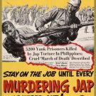 Decoration Poster.Murdering Jap.WW2 anti-Japanese.POW.9681 Decoration Poster.Murdering Jap.WW2 anti-Japanese.POW.9681