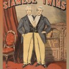 Decoration Poster.Chang Eng Siamese Twins.9704 Decoration Poster.Chang Eng Siamese Twins.9704