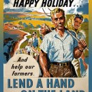 Decoration Poster.Lend a hand on the farm.Land.9753 Decoration Poster.Lend a hand on the farm.Land.9753