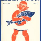 Decoration Poster.Liberator.Girl with fish.Children.9883 Decoration Poster.Liberator.Girl with fish.Children.9883