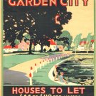 Decorative Poster.Home wall decor.Welwyn Garden city.7939 Decorative Poster.Home wall decor.Welwyn Garden city.7939