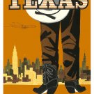 Decorative Poster Home wall decor.Texas travel.Cowboy boot and hat.8286 Decorative Poster Home wall decor.Texas travel.Cowboy boot and hat.8286
