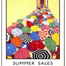 Decorative Poster Home wall decor.Underground colorful umbrellas.8314