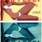 Decorative Poster.Home wall interior.Home room art.Fashion girl by pool.6651