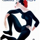 Decorative Poster.Home wall interior.Home room art.Ballerina in black leotard.6706