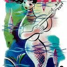Decorative Poster.Home wall interior.Room art.Model Mermaid playing guitar.6714 Decorative Poster.Home wall interior.Room art.Model Mermaid playing guitar.6714
