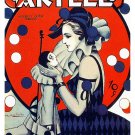 Decorative Poster.Home wall interior.Room art.Lady w/ clown doll.Buffon.6745