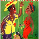 Decor Poster.Home wall interior.Room art.Bohemia cover.Black couple talks.6878 Decor Poster.Home wall interior.Room art.Bohemia cover.Black couple talks.6878