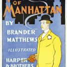 Decoration Poster.Room interior.Vignettes of Manhattan.Yellow suit.7904