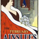 Decorative Poster.Art Wall decor.Girl with red cape.7962