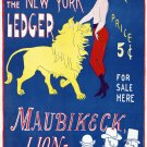 Decorative Poster.Art Wall decor.Lion tamer.New York circus.7968 Decorative Poster.Art Wall decor.Lion tamer.New York circus.7968