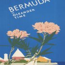 Decorative Poster.Art Wall.Room decor.Bermuda in Oleander time.8022