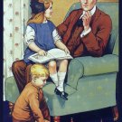 Decoration Poster.Wall art design.Father and children playing.10329 Decoration Poster.Wall art design.Father and children playing.10329