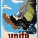 Decoration Poster.Wall art design.Unite.Boots.10344