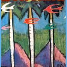 Decoration Poster.Wall art design.Three palm trees.10455 Decoration Poster.Wall art design.Three palm trees.10455