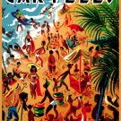 Decoration Poster.Wall art design.Day at the beach.Summer vacation.10507