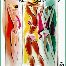 Decoration Poster.Wall art design.Woman trying bikini.Mirrors.10633 Decoration Poster.Wall art design.Woman trying bikini.Mirrors.10633