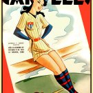 Decoration Poster.Wall art design.Baseball team girl posing.10715 Decoration Poster.Wall art design.Baseball team girl posing.10715
