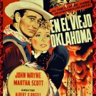 Decorative movie 11x14 Poster.En el viejo old Oklahoma.John Wayne western Cowboy.Spanish.9492 Decorative movie 11x14 Poster.En el viejo old Oklahoma.John Wayne western Cowboy.Spanish.9492