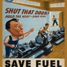 Decoration 11x14 Poster.Save fuel at work.9757