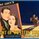 Decoration 11x14 Poster.The light of Western Stars.Richard Arlen.Romantic silent movie art.9814 Decoration 11x14 Poster.The light of Western Stars.Richard Arlen.Romantic silent movie art.9814