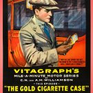 Decoration 11x14 Poster.The gold cigarette case.The Scarlet Runner silent movie art.9869 Decoration 11x14 Poster.The gold cigarette case.The Scarlet Runner silent movie art.9869