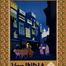 Decoration 11x14 Poster.Visit India.Travel by Moonlight.9893 Decoration 11x14 Poster.Visit India.Travel by Moonlight.9893